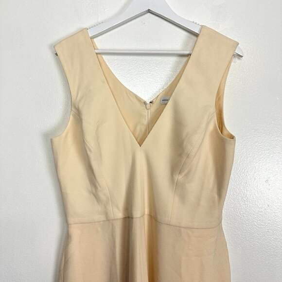 DRESS THE POPULATION Sandra Jumpsuit in Cream Size X-Large - Picture 4 of 13